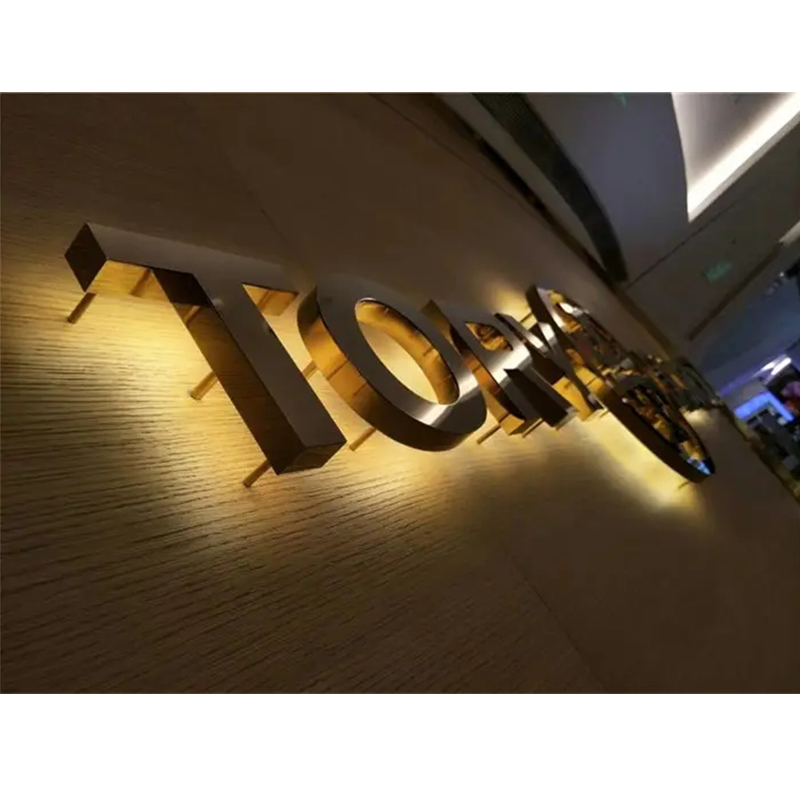 不锈钢高脚背光字